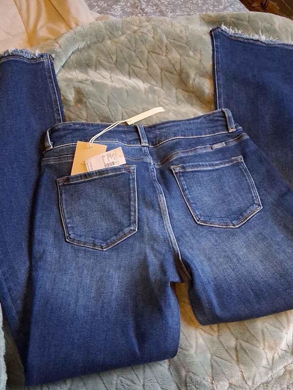 KanCan Women's Dark Blue Boot Cut Jeans